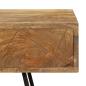 Preview: Schreibtisch mit Schubladen Massivholz Mango 110×50×76 cm