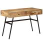 Preview: Schreibtisch mit Schubladen Massivholz Mango 110×50×76 cm