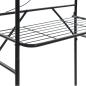 Preview: Toilettenregal Schwarz 60x33x174 cm
