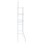 Preview: Toilettenregal Weiß 60x33x174 cm