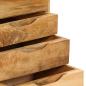 Preview: Nachttisch Mangoholz Massiv 40 x 30 x 59,5 cm 