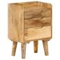 Preview: Nachttisch Mangoholz Massiv 40 x 30 x 59,5 cm 