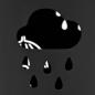 Preview: Regenschirmständer Regenschirm-Motiv Stahl Schwarz 