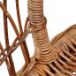 Preview: Gartenstuhl Rattan Natur Braun