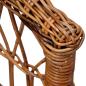 Preview: Gartenstuhl Rattan Natur Braun