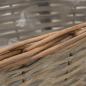 Preview: Balkon-Blumentöpfe 2 Stk. Weide mit PE-Auskleidung 40 cm