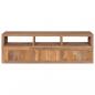 Preview: TV-Schrank Massivholz Teak mit natürlichem Finish 120×30×40 cm
