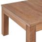 Preview: Couchtisch Teakholz Massiv mit Natürlichem Finish 60x60x40 cm