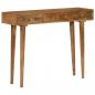Preview: ARDEBO.de - Konsolentisch Mangoholz Massiv 102 x 30 x 79 cm