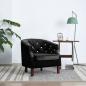 Preview: Sessel Schwarz Samt