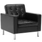 Preview: Sessel Schwarz Kunstleder