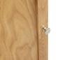Preview: Eckschrank 59 x 36 x 180 cm Massivholz Eiche