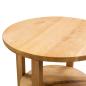 Preview: Beistelltisch 40×50 cm Massivholz Eiche