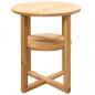Preview: Beistelltisch 40×50 cm Massivholz Eiche