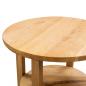 Preview: Beistelltisch 40×50 cm Massivholz Eiche