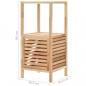 Preview: Badezimmerschrank Massivholz Walnuss 39,5x35,5x86 cm