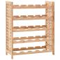 Preview: Weinregal für 25 Flaschen Nussbaumholz Massiv 63x25x73 cm