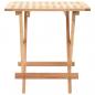 Preview: Klappbarer Beistelltisch Walnussholz Massiv 50x50x49 cm
