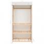 Preview: Kleiderschrank mit 3 Ebenen 79 x 40 x 170 cm