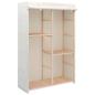 Preview: Kleiderschrank mit 3 Ebenen 110 x 40 x 170 cm
