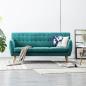 Preview: 3-Sitzer-Sofa Stoff 172x70x82 cm Grün