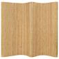 Preview: ARDEBO.de - Raumteiler Bambus 250x165 cm Natur