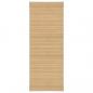 Preview: ARDEBO.de - Teppich Bambus 80x200 cm Natur