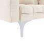 Preview: Schlafsofa Creme Stoff 