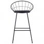 Preview: Barhocker 2 Stk. Schwarz Kunstleder 
