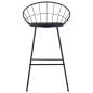 Preview: Barhocker 2 Stk. Schwarz Kunstleder 