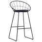 Preview: Barhocker 2 Stk. Schwarz Kunstleder 