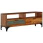 Preview: ARDEBO.de - TV-Schrank 118x35x45 cm Altholz Massiv