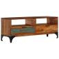 Preview: TV-Schrank 118x35x45 cm Altholz Massiv