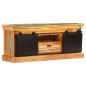 Preview: TV-Schrank 110x30x45 cm Altholz Massiv