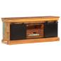Preview: TV-Schrank 110x30x45 cm Altholz Massiv