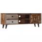 Preview: ARDEBO.de - TV-Schrank 118×30×40 cm Massivholz Mango