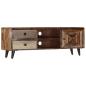 Preview: TV-Schrank 118×30×40 cm Massivholz Mango