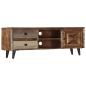 Preview: TV-Schrank 118×30×40 cm Massivholz Mango
