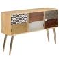 Preview: Sideboard 120 x 30 x 75 cm Massivholz Mango