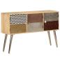 Preview: Sideboard 120 x 30 x 75 cm Massivholz Mango