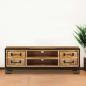 Preview: TV-Regal mit Schubladen 120 x 30 x 40 cm Massivholz Mango