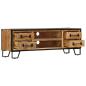 Preview: TV-Regal mit Schubladen 120 x 30 x 40 cm Massivholz Mango