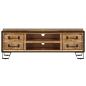 Preview: TV-Regal mit Schubladen 120 x 30 x 40 cm Massivholz Mango