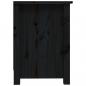 Preview: TV-Schrank Schwarz 103x36,5x52 cm Massivholz Kiefer