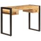 Preview: Schreibtisch mit 2 Schubladen 110 x 50 x 77 cm Mangoholz Massiv