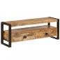 Preview: TV-Schrank 120 x 35 x 45 cm Mangoholz Massiv