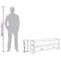 Preview: TV-Schrank 120 x 35 x 45 cm Mangoholz Massiv