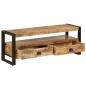 Preview: TV-Schrank 120 x 35 x 45 cm Mangoholz Massiv