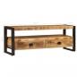 Preview: TV-Schrank 120 x 35 x 45 cm Mangoholz Massiv