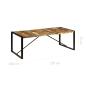 Preview: Esstisch 220x100x75 cm Altholz Massiv